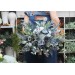 Wedding Bouquets in Dusty Blue, White & Sage Green | Faux Bridal & Bridesmaid Bouquets