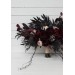 Wedding bouquets in purple burgundy beige navy blue colors. Bridal bouquet. Halloween wedding. Faux bouquet. Bridesmaid bouquet. 5064