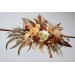  Flower arch arrangement in rust ivory colors.  Arbor flowers. Floral archway. Faux flowers for wedding arch. 5072