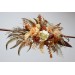 Flower Arch Arrangement in Rust & Ivory | Faux Floral Archway for Wedding