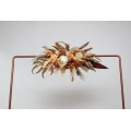 Flower Arch Arrangement in Rust & Ivory | Faux Floral Archway for Wedding