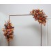  Flower arch arrangement in rust purple orange colors.  Arbor flowers. Floral archway. Faux flowers for wedding arch. 5073