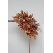  Flower arch arrangement in rust purple orange colors.  Arbor flowers. Floral archway. Faux flowers for wedding arch. 5073