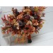 Wedding bouquets in rust purple orange colors. Bridal bouquet. Faux bouquet. Bridesmaid bouquet. 5073