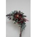  Flower arch arrangement in deep burgundy red blue colors.  Arbor flowers. Floral archway. Faux flowers for wedding arch. 5077