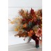 Wedding bouquets in rust burgundy orange colors. Bridal bouquet. Faux bouquet. Bridesmaid bouquet. 5073-1