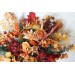 Wedding bouquets in rust burgundy orange colors. Bridal bouquet. Faux bouquet. Bridesmaid bouquet. 5073-1