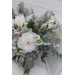 Wedding bouquets in sage green ivory bouquet  colors. Bridal bouquet. Faux bouquet. Bridesmaid bouquet. 5075