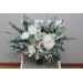 Wedding bouquets in sage green ivory bouquet  colors. Bridal bouquet. Faux bouquet. Bridesmaid bouquet. 5075