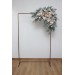 Flower arch arrangement in beige white gray colors.  Arbor flowers. Floral archway. Faux flowers for wedding arch. 5078