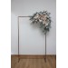  Flower arch arrangement in beige white gray colors.  Arbor flowers. Floral archway. Faux flowers for wedding arch. 5078