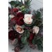 Wedding bouquets in burgundy blush pink colors. Bridal bouquet. Faux bouquet. Bridesmaid bouquet. 5080