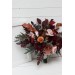 Wedding bouquets in cinnamon burgundy blush pink rust colors. Bridal bouquet. Faux bouquet. Bridesmaid bouquet. 5082