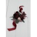  Wedding boutonnieres and wrist corsage  in burgundy blush pink color scheme. Flower accessories. 5080
