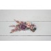 Flower comb in dusty rose purple pink color scheme. Wedding accessories for hair. Bridal flower comb. Bridesmaid floral comb. 0004