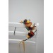 Rust burgundy ivory flower crown. Hair wreath. Flower girl crown. Wedding flowers. 0007