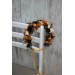 Rust burgundy ivory flower crown. Hair wreath. Flower girl crown. Wedding flowers. 0007