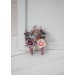  Wedding boutonnieres and wrist corsage  in pastel color theme.Dusty rose purple pink flower accessories. 0004