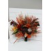 Exotic flowers. Rust brown flowers. Protea bridal bouquet. Faux bouquet. Fall wedding.Silk flowers. Boho wedding. 5089