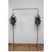  Flower arch arrangement in burgundy navy blue dusty rose gold colors.  Arbor flowers. Floral archway. Faux flowers for wedding arch. 5090