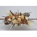  Flower arch arrangement in orange yellow terracotta  colors.  Arbor flowers. Floral archway. Faux flowers for wedding arch. 5083