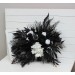 Halloween bouquets. Wedding bouquets in black and white colors. Bridal bouquet.  Faux bouquet. Bridesmaid bouquet. 5086