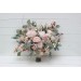Wedding bouquets in blush pink colors. Bridal bouquet. Faux bouquet. Bridesmaid bouquet. 5088
