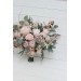 Wedding bouquets in blush pink colors. Bridal bouquet. Faux bouquet. Bridesmaid bouquet. 5088