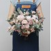 Wedding bouquets in blush pink colors. Bridal bouquet. Faux bouquet. Bridesmaid bouquet. 5088