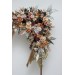 Flower arch arrangement in cinnamon ivory pale orange colors. Arbor flowers. Floral archway. Faux flowers for wedding arch. 5093