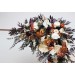  Flower arch arrangement in deep purple terracotta beige colors.  Arbor flowers. Floral archway. Faux flowers for wedding arch. 5095
