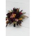 Wedding bouquets in Deep purple burgundy beige cinnamon colors. Bridal bouquet. Faux bouquet. Bridesmaid bouquet. 5096