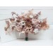 Wedding bouquets in blush pink beige white colors. Bridal bouquet. Faux bouquet. Bridesmaid bouquet. 5094