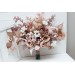 Wedding bouquets in blush pink beige white colors. Bridal bouquet. Faux bouquet. Bridesmaid bouquet. 5094