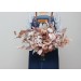Wedding bouquets in blush pink beige white colors. Bridal bouquet. Faux bouquet. Bridesmaid bouquet. 5094