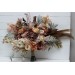 Wedding bouquets in cinnamon ivory pale orange colors. Bridal bouquet.  Faux bouquet. Bridesmaid bouquet. 5093