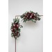  Flower arch arrangement in burgundy mauve dusty rose colors.  Arbor flowers. Floral archway. Faux flowers for wedding arch. 5099