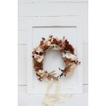 Terracotta brown cream flower crown. Hair wreath. Flower girl crown. Wedding flowers.5100