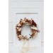 Terracotta brown cream flower crown. Hair wreath. Flower girl crown. Wedding flowers.5100
