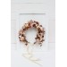 Terracotta brown cream flower crown. Hair wreath. Flower girl crown. Wedding flowers.5100