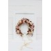 Terracotta brown cream flower crown. Hair wreath. Flower girl crown. Wedding flowers.5100
