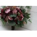Wedding bouquets in burgundy mauve dusty rose colors. Bridal bouquet. Faux bouquet. Bridesmaid bouquet. 5099