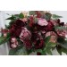 Wedding bouquets in burgundy mauve dusty rose colors. Bridal bouquet. Faux bouquet. Bridesmaid bouquet. 5099