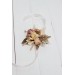  Wedding boutonnieres and wrist corsage  in dusty rose cinnamon ivory color scheme. Flower accessories. 5098