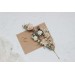 Set of 6 hair pins in Blush pink white color scheme. Hair accessories. Flower accessories for wedding. LILY