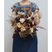 Wedding Bouquets in Terracotta, Brown, Gold & Cream | Faux Bridal & Bridesmaid Bouquets