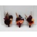  Wedding boutonnieres and wrist corsage  in burnt orange red burgundy  color scheme. Flower accessories. 5103
