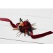  Wedding boutonnieres and wrist corsage  in burnt orange red burgundy  color scheme. Flower accessories. 5103