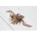  Wedding boutonnieres and wrist corsage  in terracotta dusty rose beige color scheme. Flower accessories. 5102