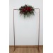  Flower arch arrangement in green and red colors.  Arbor flowers. Floral archway. Faux flowers for wedding arch. 5117